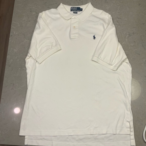 Polo by Ralph Lauren Men's White Polo Shirt Size L - Picture 2 of 10